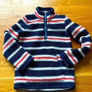 Joules Youth Fuzzy 1/2 Zip Pull Over